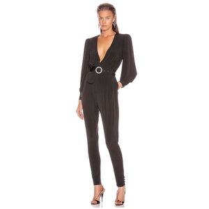 NWT Retrofete Suzie belt jewel buckle Jumpsuit